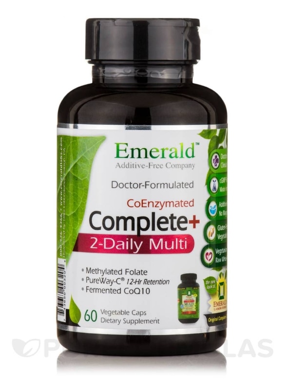 Complete+ 2-Daily Multi - 60 Vegetable Capsules