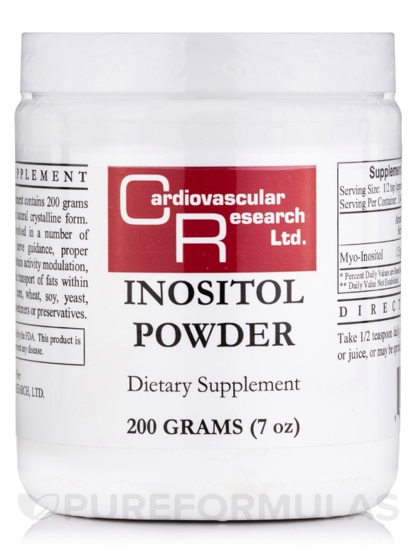 Inositol Powder (Myo-Inositol) - 7 oz (200 Grams)