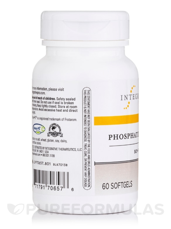 Phosphatidylserine Soy-Free - 60 Softgels - Alternate View 3