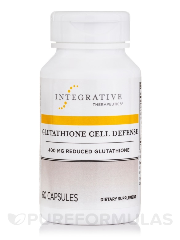 Glutathione Cell Defense 400 mg - 60 Veg Capsules