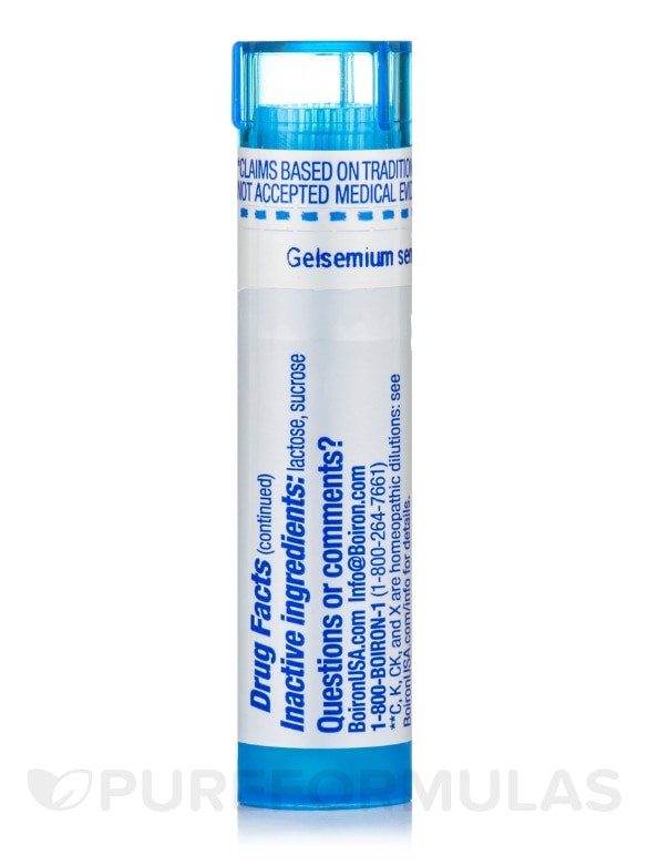 Gelsemium Sempervirens 30c - 1 Tube (approx. 80 pellets) - Alternate View 3
