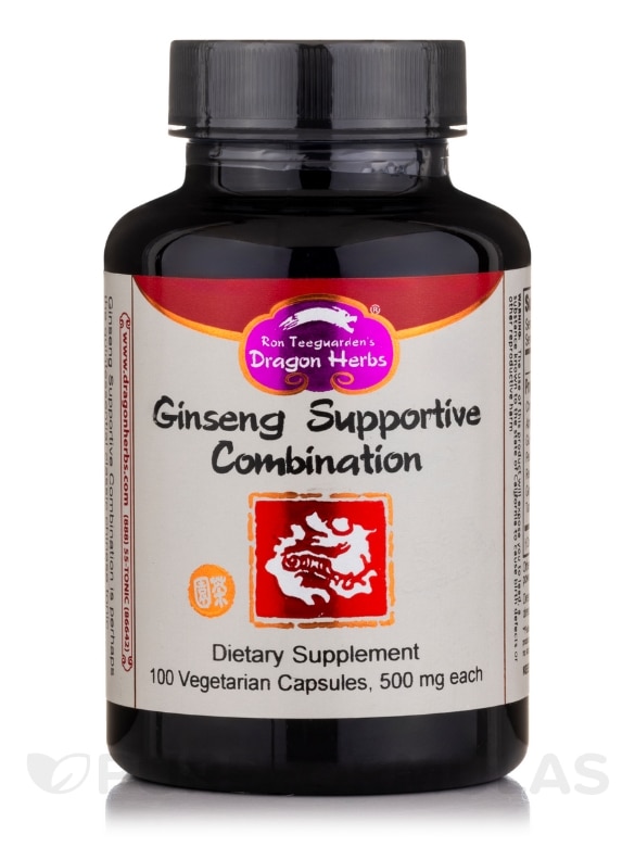 Ginseng Supportive Combination - 100 Vegetarian Capsules