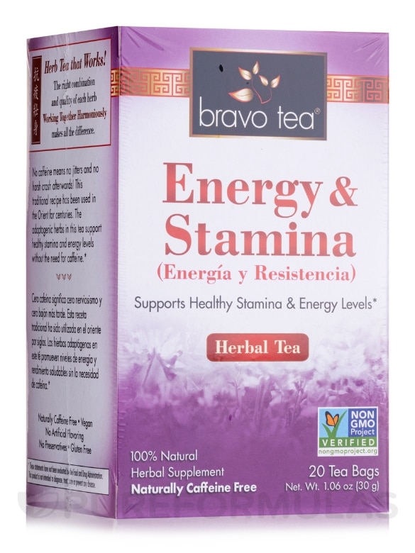 Energy & Stamina Herbal Tea - 20 Tea Bags