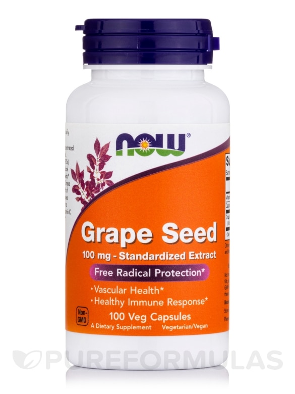 Grape Seed 100 mg - 100 Veg Capsules