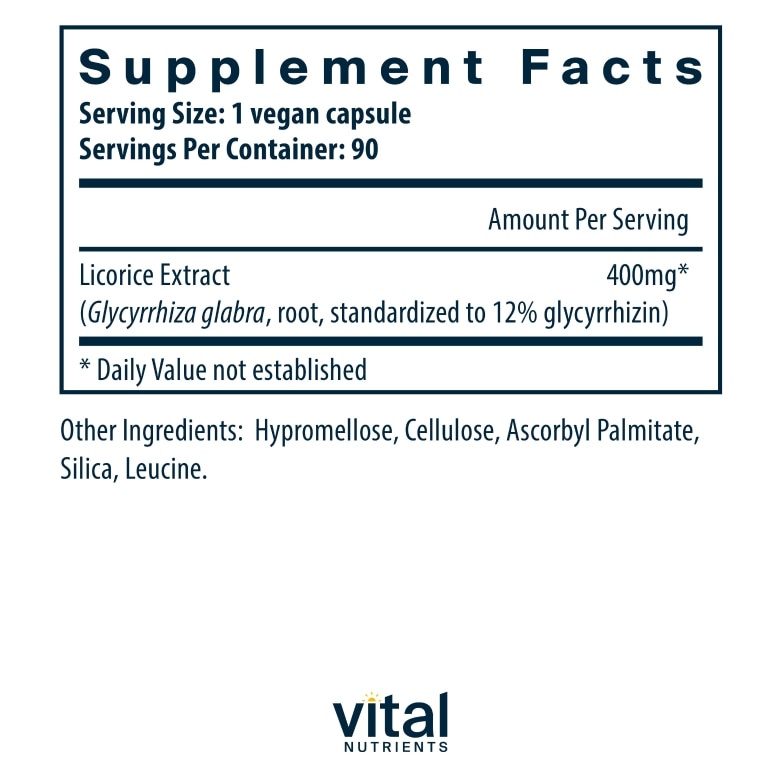 Licorice Root Extract 400 mg - 90 Capsules - Alternate View 5