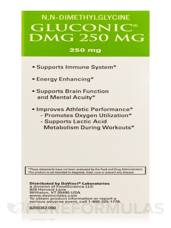 Gluconic® DMG 250 mg - 90 Tablets - Alternate View 8