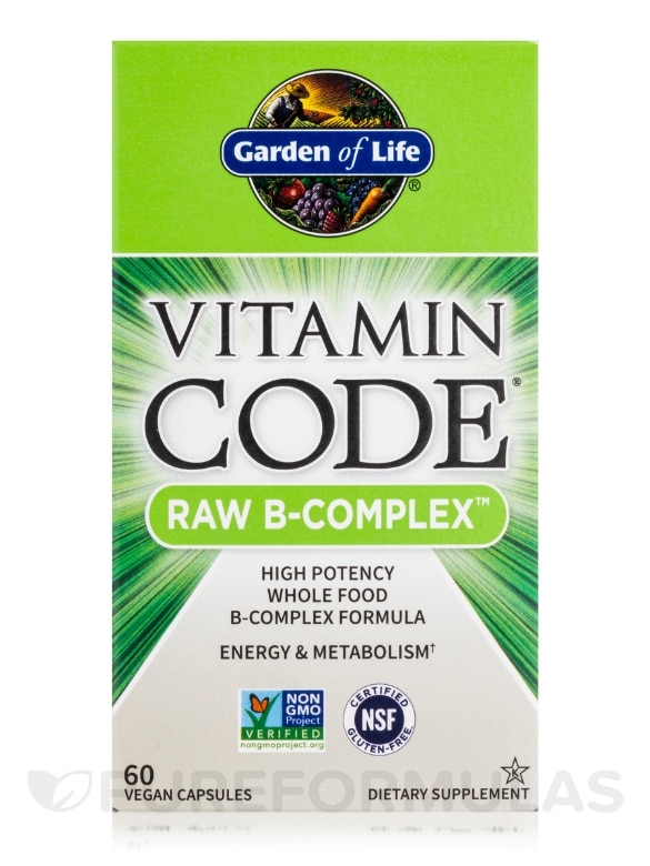 Vitamin Code® - Raw B Complex™ - 60 Vegan Capsules - Alternate View 3