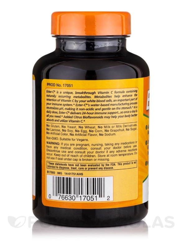 Ester-C® Powder with Citrus Bioflavonoids - 8 oz (226.8 Grams) - Alternate View 2