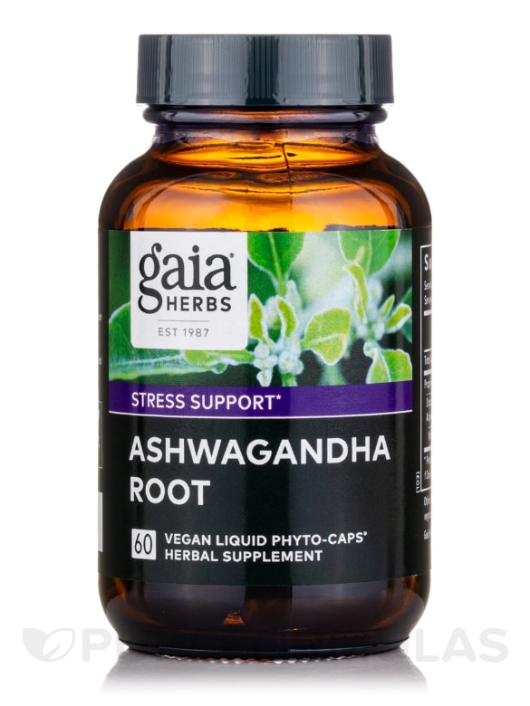 Ashwagandha Root - 60 Vegan Liquid Phyto-Caps® - Alternate View 2