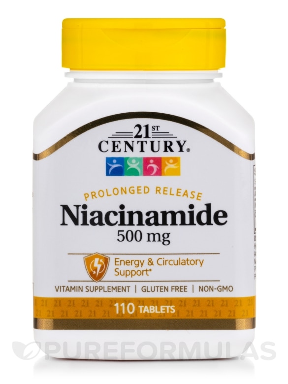 Niacinamide 500 mg Prolonged Release - 110 Tablets