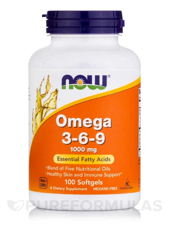 Omega 3-6-9 1000 mg - 100 Softgels