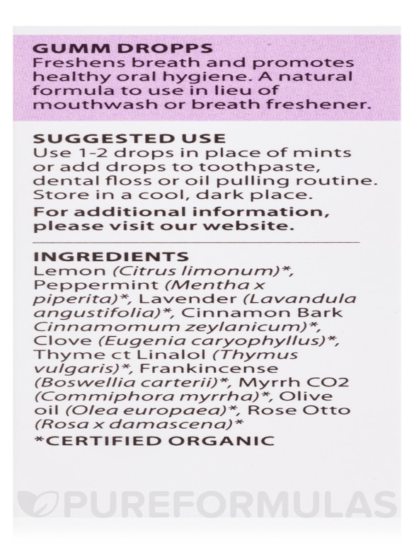 Wellness Blend - Organic Gumm Dropps Essential Oil Blend - 0.17 fl. oz (5 ml) - Alternate View 7