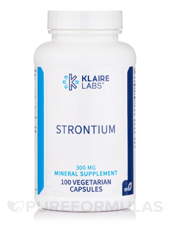 Strontium 300 mg - 100 Vegetarian Capsules
