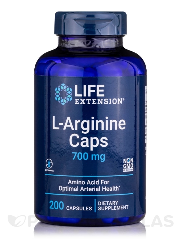 L-Arginine Caps 700 mg - 200 Vegetarian Capsules