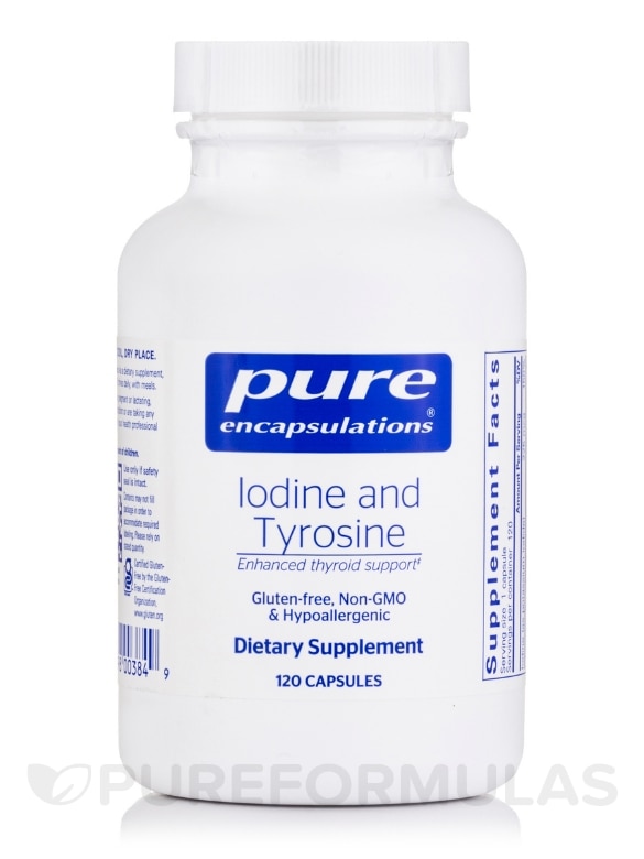 Iodine and Tyrosine - 120 Capsules