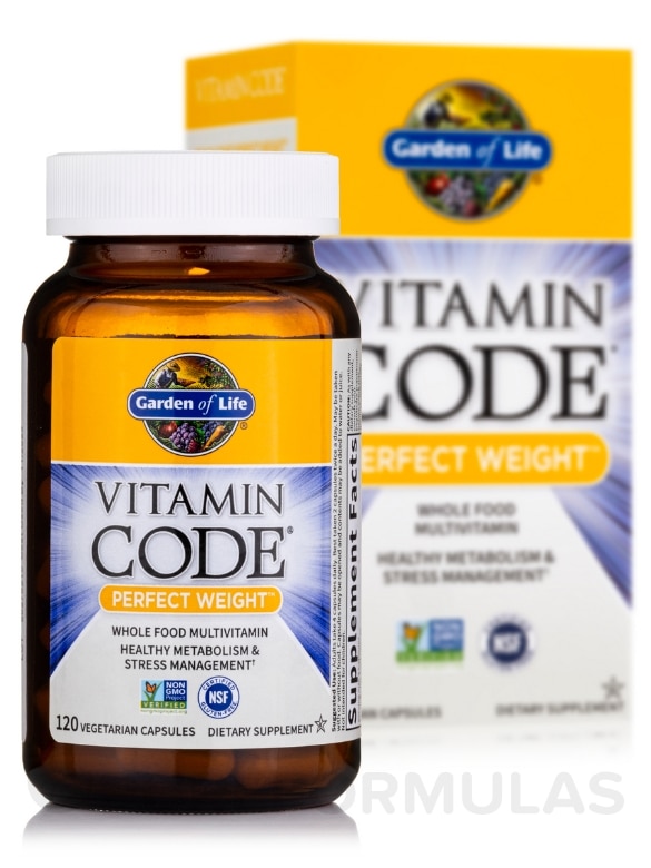 Vitamin Code® - Perfect Weight Multi - 120 Vegetarian Capsules - Alternate View 1