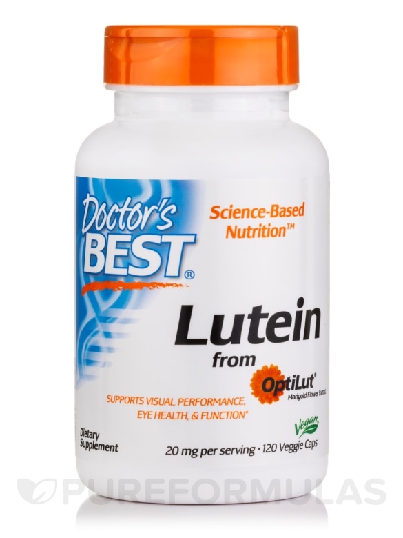 Lutein with OptiLut® 10 mg - 120 Veggie Capsules