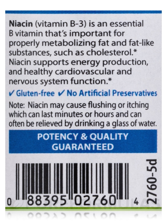 Niacin 50 mg - 100 Tablets - Alternate View 4