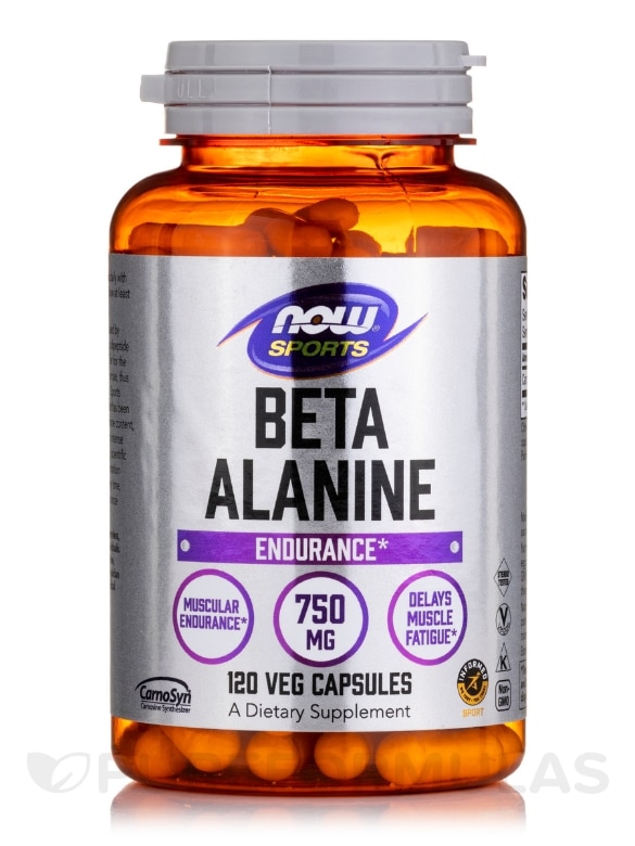 NOW® Sports - Beta-Alanine 750 mg - 120 Veg Capsules