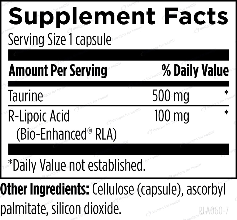 Stabilized R-Lipoic Acid Supreme - 60 Vegetarian Capsules - Alternate View 1