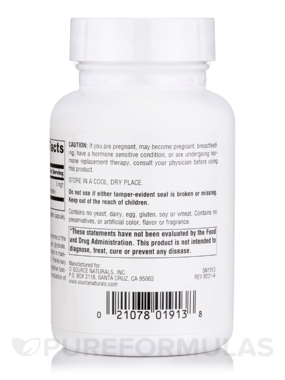 Triple Boron 3 mg - 100 Capsules - Alternate View 2