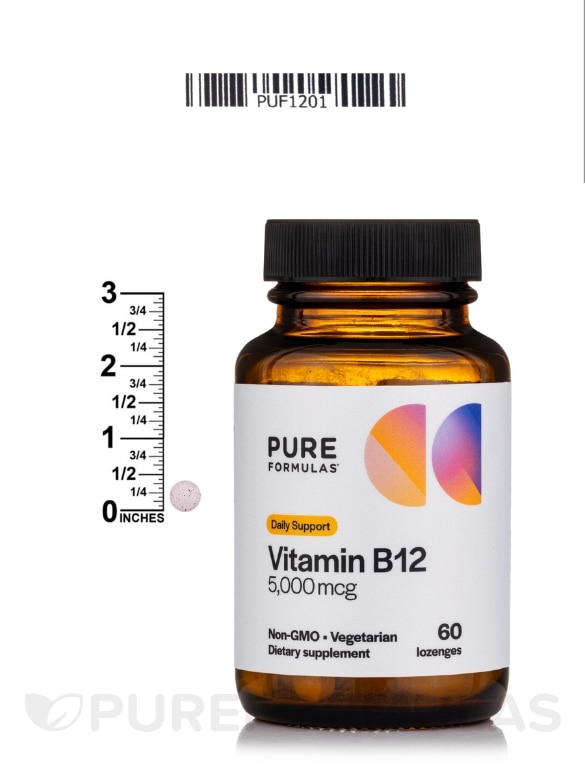 Vitamin B12 5000 mcg - 60 Lozenges - Alternate View 5