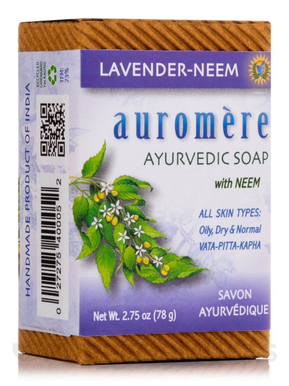 Ayurvedic Lavender-Neem Soap - 2.75 oz (78 Grams)
