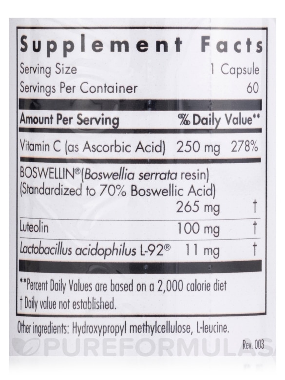 Aller-Aid™ L-92® - 60 Vegetarian Capsules - Alternate View 3