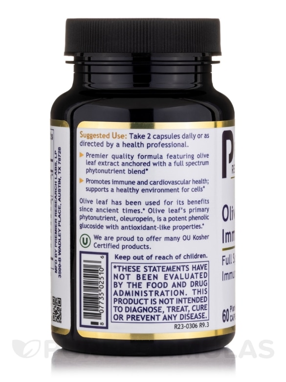 Olive Leaf Immune™ - 60 Plant-Source Capsules - Alternate View 3