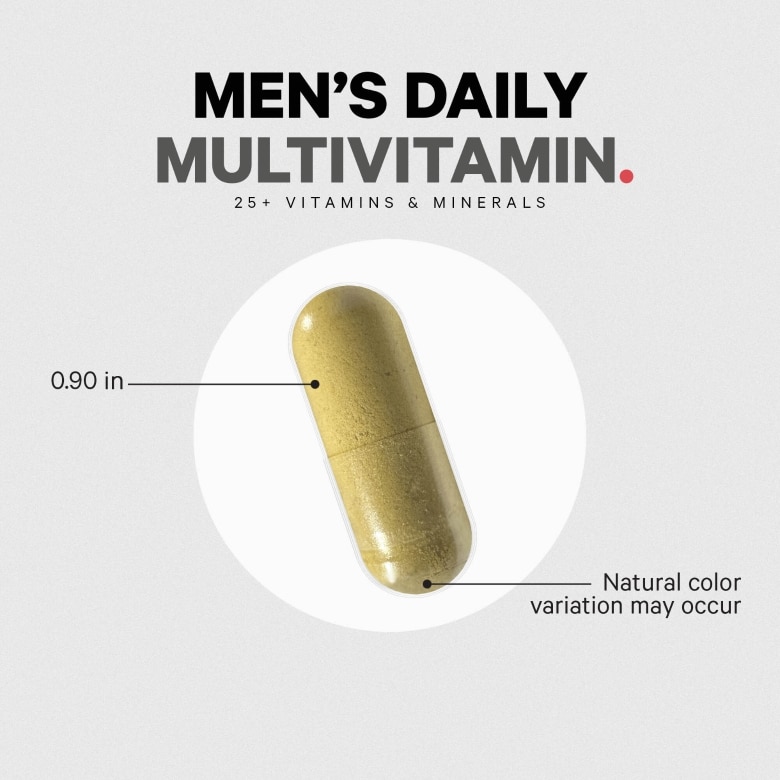 Codeage Men’s Daily Multivitamins - 25+ Vitamins & Minerals Probiotics Vegan Supplement - 120 Capsules - Alternate View 7