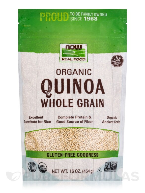 LivingNow™ Quinoa Grain (Certified Organic) - 16 oz (454 Grams)