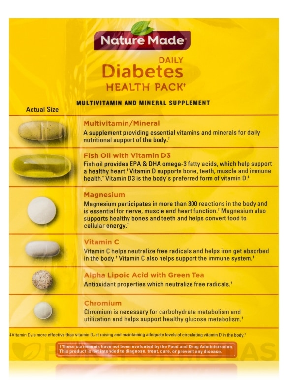 Daily Diabetes Health Pack - 30 Packets - Alternate View 8