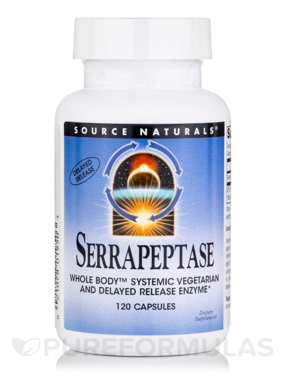 Serrapeptase 500 mg - 120 Vegetarian Capsules