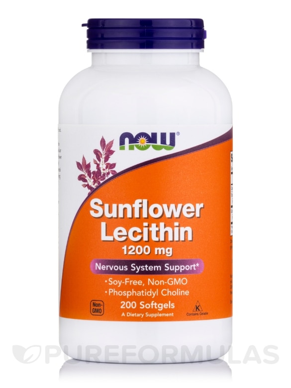 Sunflower Lecithin 1200 mg - 200 Softgels
