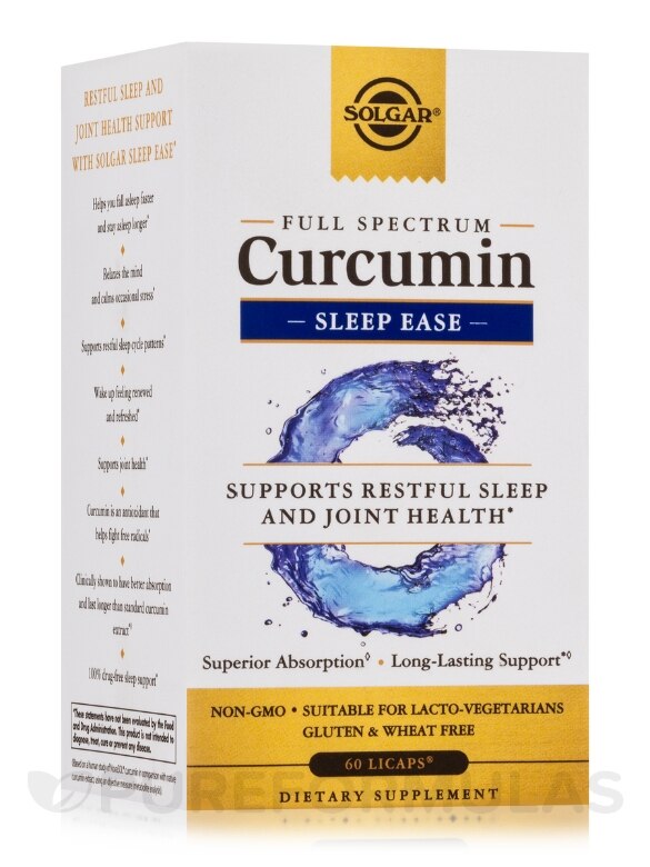 Full Spectrum Curcumin Sleep Ease - 60 Licaps™