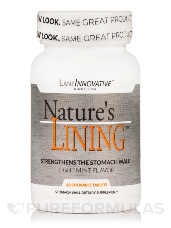 Nature's Lining™ Natural Mint Flavor - 60 Chewable Tablets