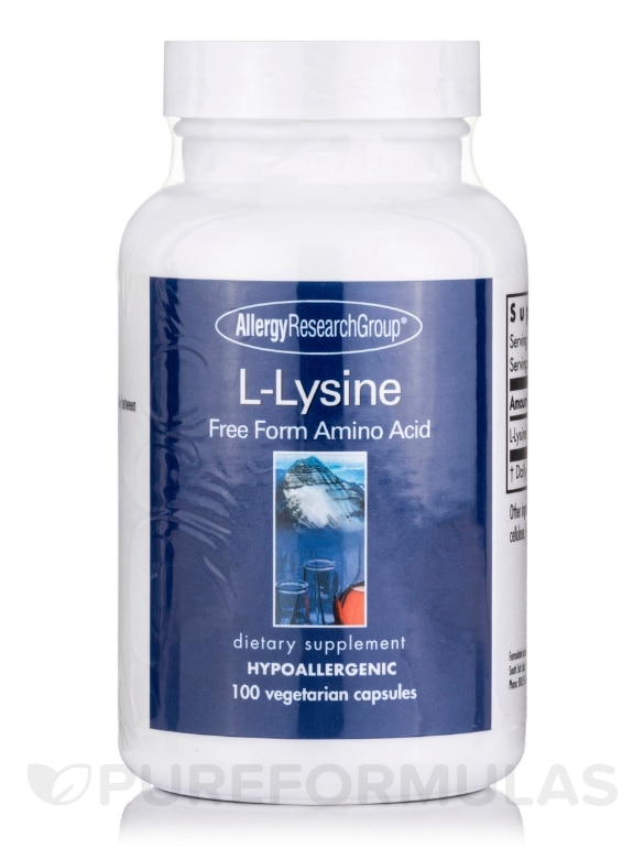 L-Lysine - 100 Vegetarian Capsules