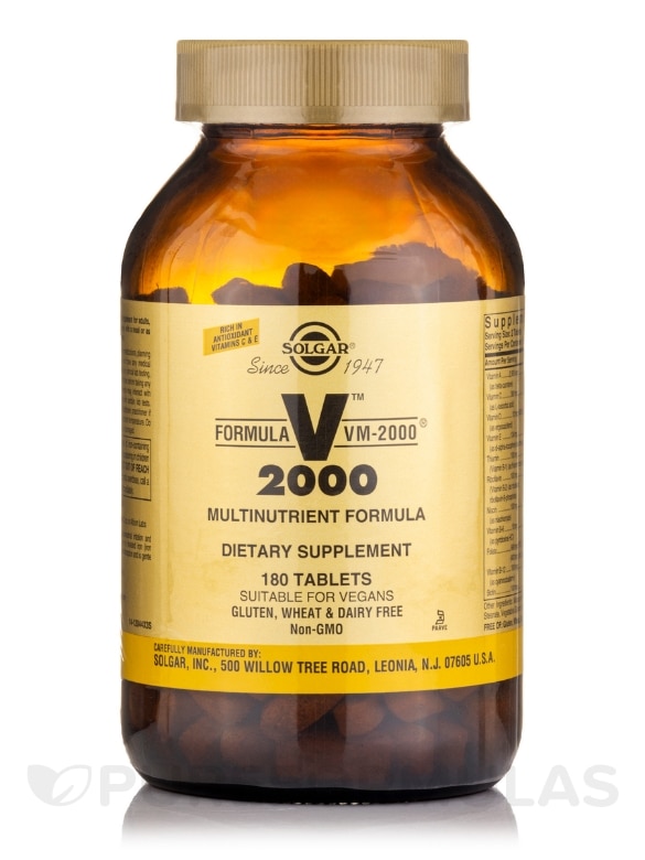 Formula VM-2000® (Multi-Nutrient Formula) - 180 Tablets