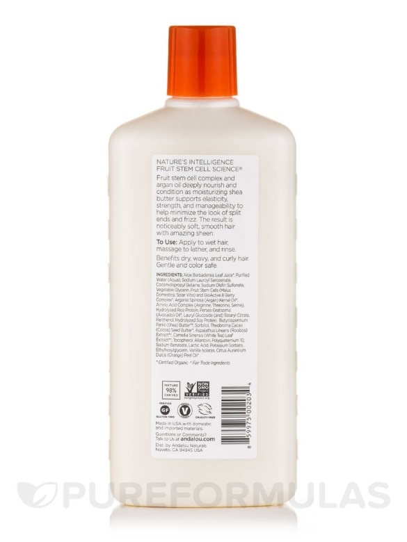 Argan Oil & Shea Moisture Rich Shampoo - 11.5 fl. oz (340 ml) - Alternate View 2