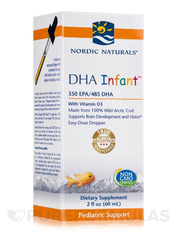 DHA Infant with Vitamin D3 - 2 fl. oz (60 ml)