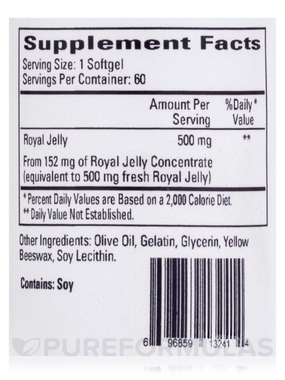 Her Majesty's Royal Jelly - 60 Softgels - Alternate View 3