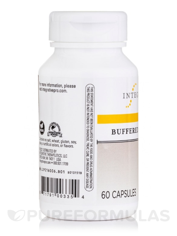 Buffered Vitamin C - 60 Veg Capsules - Alternate View 3
