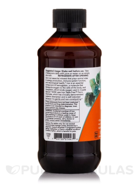 Liquid Iron 18 mg - 8 fl. oz (237 ml) - Alternate View 2