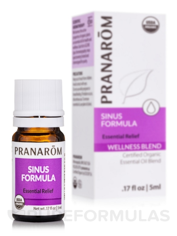 Wellness Blend - Organic Sinus Formula Essential Oil Blend - 0.17 fl. oz (5 ml) - Alternate View 1