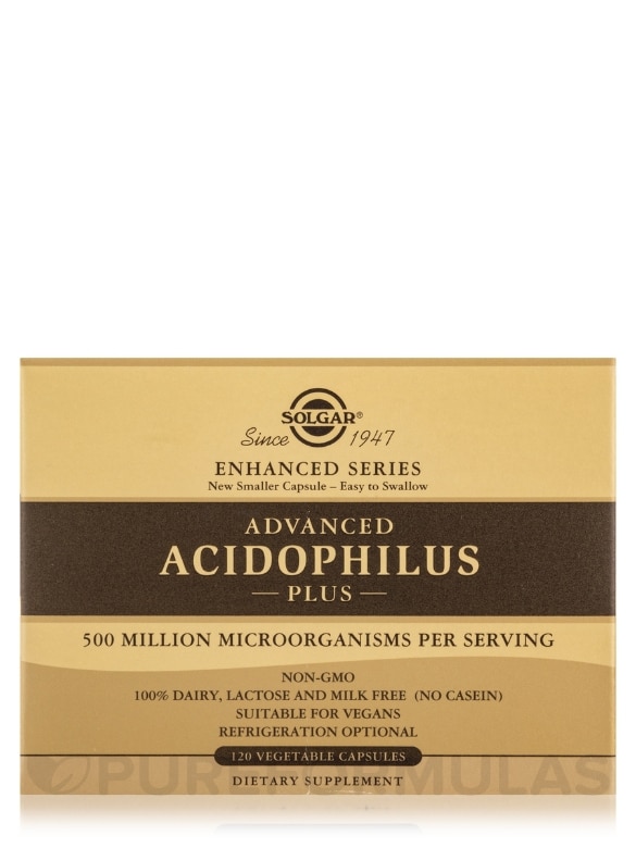 Advanced Acidophilus Plus - 120 Vegetable Capsules - Alternate View 4
