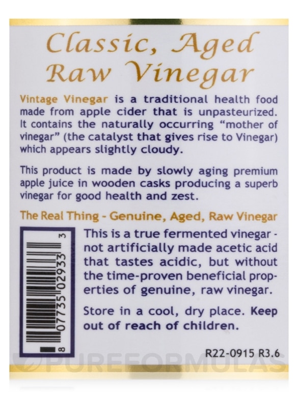 Vintage Vinegar - 8 fl. oz (236 ml) - Alternate View 6