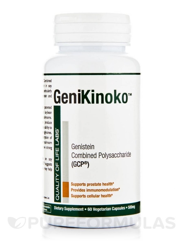 GeniKinoko GCP 500 mg - 60 Vegetarian Capsules