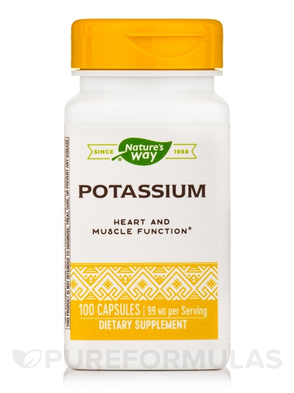 Potassium - 100 Capsules