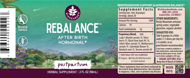 ReBalance Postpartum Hormonal - 2 fl. oz (60 ml) (Dropper) - Alternate View 1