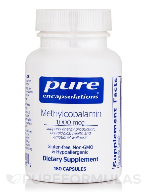 Methylcobalamin 1000 mcg - 180 Capsules